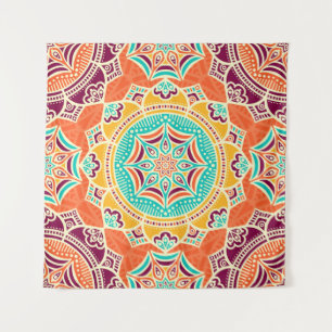 Ethnic Floral: Enchanting Seamless Design. Tapestry