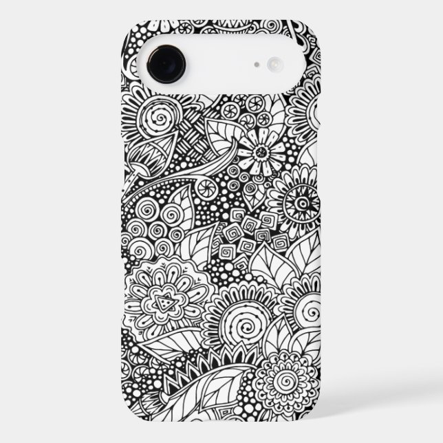 Ethnic Floral Inspired Case-Mate iPhone Case (Back)