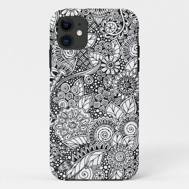 Ethnic Floral Inspired Case-Mate iPhone Case (Back)