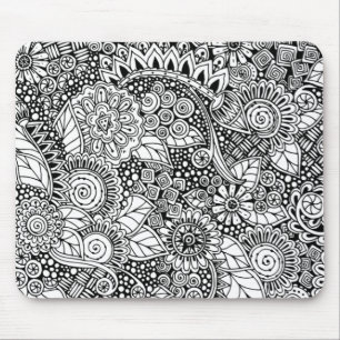 Ethnic Floral Inspired Mouse Mat