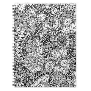 Ethnic Floral Inspired Notebook