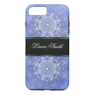 Ethnic Floral Mandala on grunge bascgrounde iPhone iPhone 8 Plus/7 Plus Case