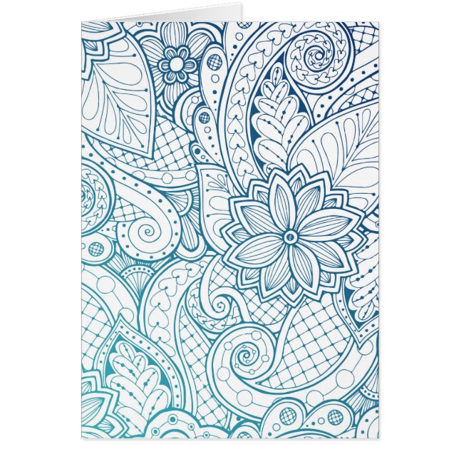 Ethnic floral Mandala pattern (Front)