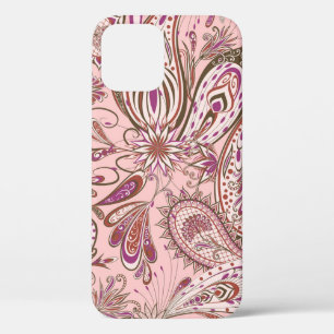 Ethnic Floral: Oriental Paisley Design. iPhone 12 Case