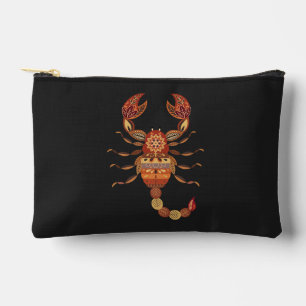 Ethnic Floral Scorpion Accessory Pouch