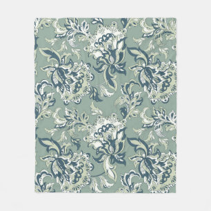 ethnic floral seamless pattern. folkloric batik or fleece blanket