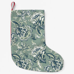 ethnic floral seamless pattern. folkloric batik or small christmas stocking