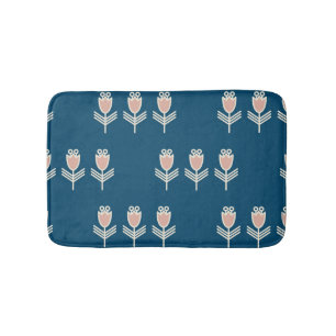 Ethnic Floral: Vintage Decorative Ornament Bath Mat