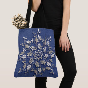 Ethnic floral vintage Mandala Tote Bag