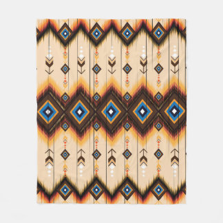 Ethnic geometric: abstract pattern design. fleece blanket
