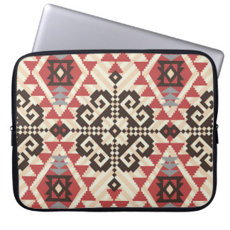 Ethnic Geometric: Abstract Seamless Laptop Sleeve