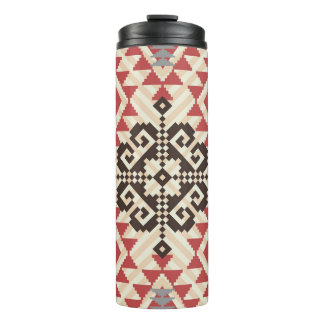Ethnic Geometric: Abstract Seamless Thermal Tumbler