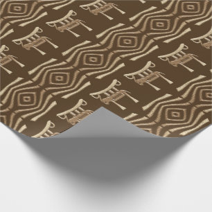 Ethnic Geometric African Wrapping Paper