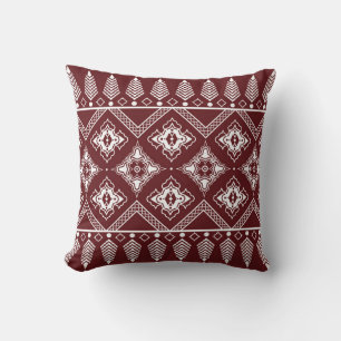 Ethnic Geometric Asian Style Pattern Cushion