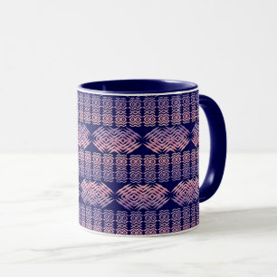 Ethnic Geometric Gradient Pattern Mug