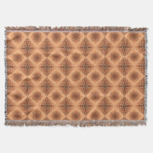 Ethnic geometric pattern. throw blanket