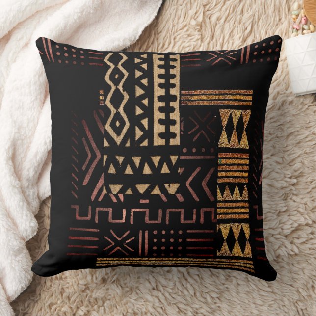 Ethnic Geometric Patterns: Cushion (Blanket)