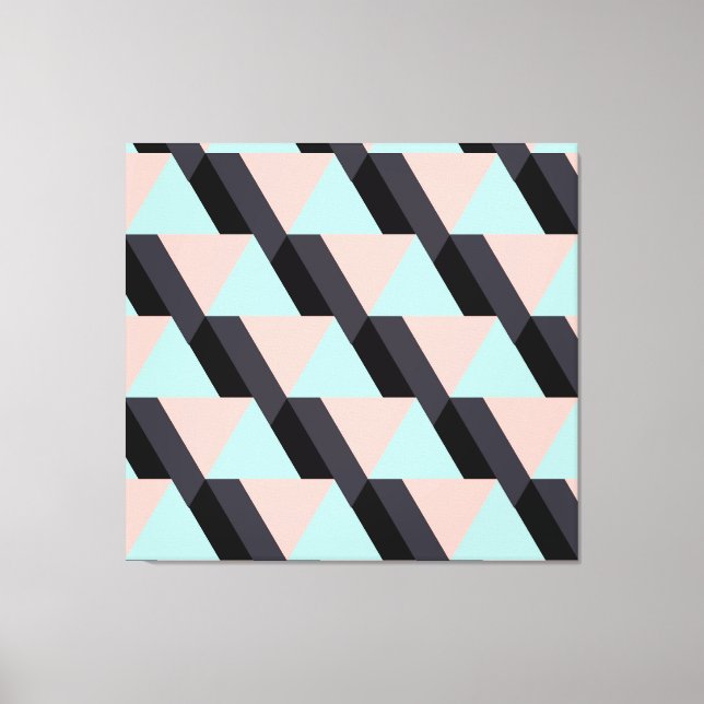 Ethnic Geometric Seamless Ornament Canvas Print (Front)