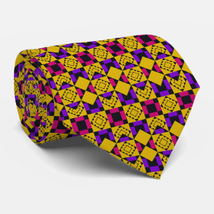 Ethnic Geometry Tie