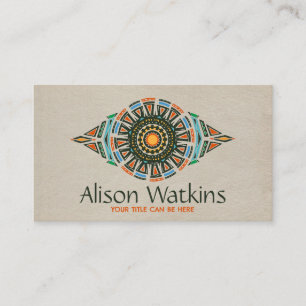 Ethnic Hand-Drawn Ornament  Business Card