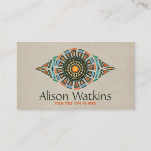 Ethnic Hand-Drawn Ornament  Business Card