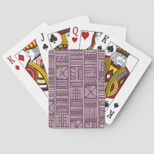 Ethnic hand drawn pattern: vintage style playing cards