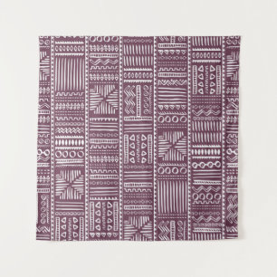 Ethnic hand drawn pattern: vintage style tapestry