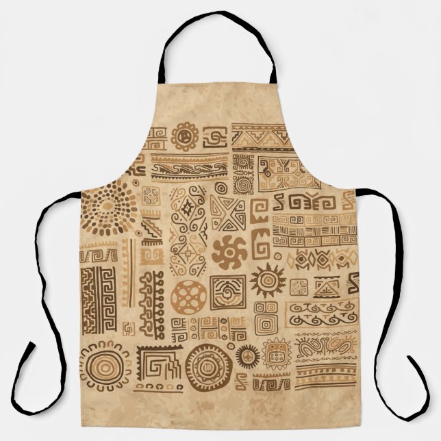 Ethnic handmade ornament apron (Front)