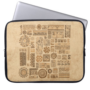 Ethnic handmade ornament laptop sleeve
