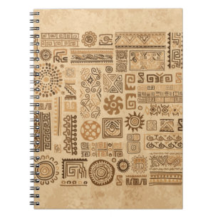 Ethnic handmade ornament notebook