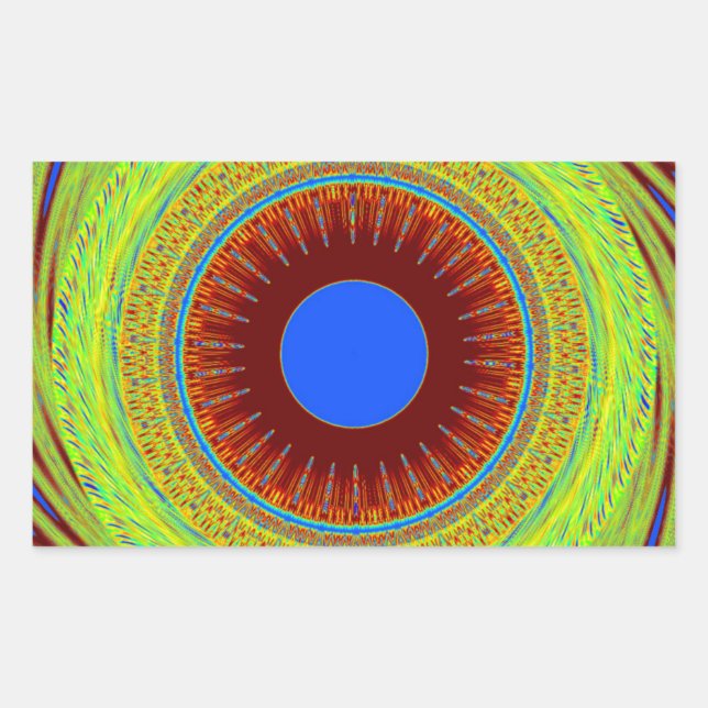 Ethnic Have a Nice Day and a Better Night Rectangular Sticker (Front)