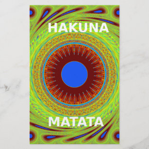 Ethnic Have a Nice Day and a Better Night Stationery