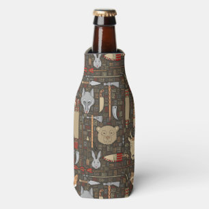 Ethnic Hunting Pattern Bottle Cooler