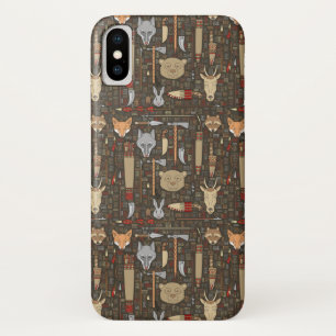 Ethnic Hunting Pattern iPhone X Case