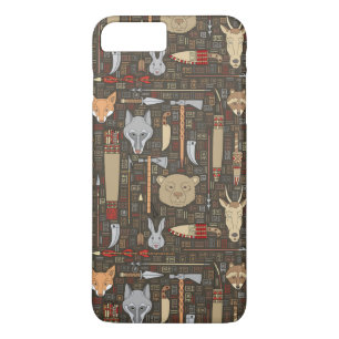 Ethnic Hunting Pattern iPhone 8 Plus/7 Plus Case