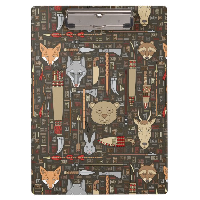 Ethnic Hunting Pattern Clipboard (Front)