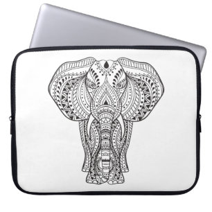 Ethnic Indian Elephant Laptop Sleeve