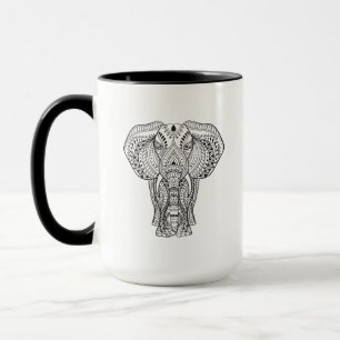 Ethnic Indian Elephant Mug