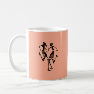 Ethnic, Kenyan African Art, Carnival Dance Coffee Mug