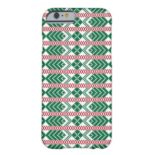 Ethnic Latvian green and red tribal pattern Barely There iPhone 6 Case