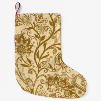 Ethnic Mandalas: Indian Style Pattern Small Christmas Stocking