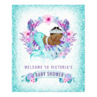Ethnic Mermaid Baby Shower Welcome Signs