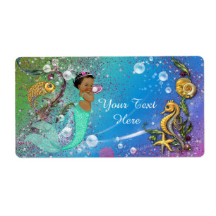 Ethnic Mermaid Under The Sea Water Bottle