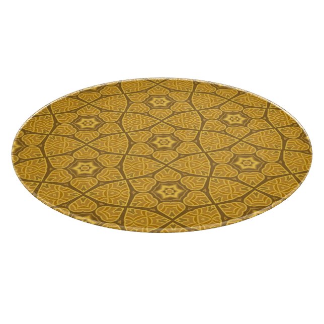 Ethnic modern geometric pattern cutting board (Corner)