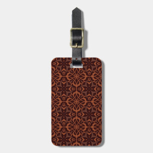 Ethnic modern geometric pattern luggage tag