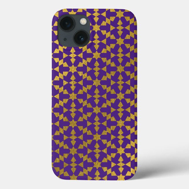 Ethnic Moroccan Geometric Mosaic Pattern  Case-Mate iPhone Case (Back)