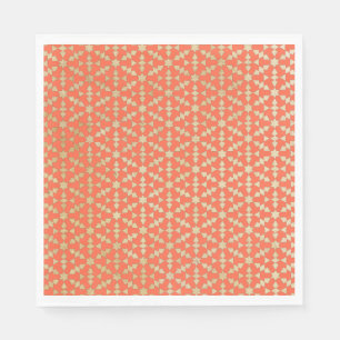 Ethnic Moroccan Geometric Mosaic Pattern Napkin
