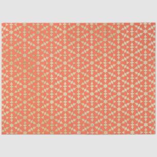 Ethnic Moroccan Geometric Mosaic Pattern  Tissue Paper