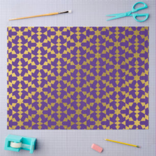 Ethnic Moroccan Geometric Mosaic Pattern  Tissue Paper