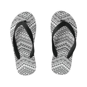 Ethnic Motifs 2 Kid's Flip Flops